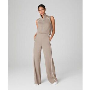NWOT SPANX AirEssentials Pique Sleeveless Mock Neck Jumpsuit S